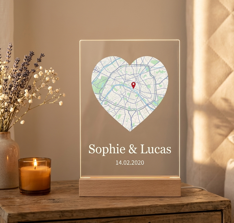 Plaque Lumineuse Personnalisée
