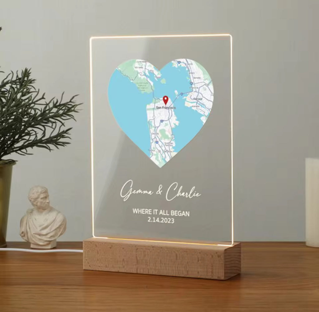 Plaque Lumineuse Personnalisée